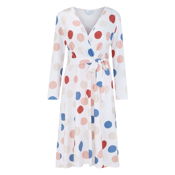 Vedolay Womens Maternity Dresses Nursing Dress Pregnancy Fitted Dresses for Women 2023 Pregnancy Clothes Blue,S