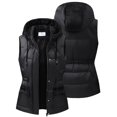 thumbnail image 1 of Vedolay Womens Parkas Casual Open Front Basic Solid Jacket Coat Black,XL, 1 of 4