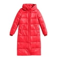 thumbnail image 1 of Vedolay Womens Parkas Long Sleeve Knit Coat Open Front Cardigan Coat Outerwear Red,M, 1 of 5