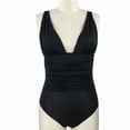 thumbnail image 1 of Vedolay Womens Plus Size Swimsuit Women's Black One Piece Bathing Suit Ruched Tummy Control Swimsuit,Black XXL, 1 of 5