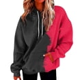 thumbnail image 1 of Vedolay Womens Plus Size Tops Hoodies for Women Oversized Sweatshirts Hoodies Long Sleeve Pullover Fall Clothes with Pocket,Hot Pink M, 1 of 4
