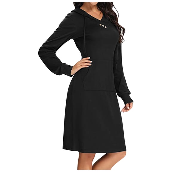 Vedolay Womens Plus Sweatshirts Fashion Plus Size Pullover Top with Long Sleeves Womens Fashion Black,2XL