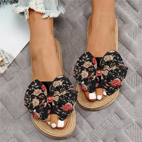 Vedolay Womens Sandals Womens Sandals Adjustable Orthopedic Flat for Women Dressy Summer Casual Shoes,Black 8.5