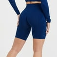 thumbnail image 1 of Vedolay Womens Seamless High Waist Shorts Yoga Workout Casual Shorts,Z3-Dark Blue XL, 1 of 5