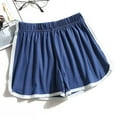 thumbnail image 1 of Vedolay Womens Shorts for Summer Short for Womens Casual High Waist Skinny Shorts with Pocket,Blue S, 1 of 4