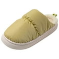 thumbnail image 1 of Vedolay Womens Slippers 2023 Adults House Shoes Cute Fuzzy Bedroom Slippers Yellow,39, 1 of 4