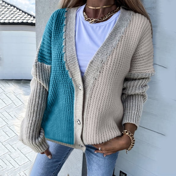 Vedolay Womens Suit Jackets Womens Suits Fall Coats Plus Size Casual Long Sleeve Lightweight Jacket,Blue S