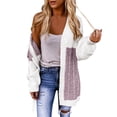 thumbnail image 1 of Vedolay Womens Sweater Long Sleeve Button Down Knit Coat Outwear with Pockets 2023 Gray,3XL, 1 of 5
