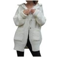 thumbnail image 1 of Vedolay Womens Sweaters Oversized Knit Open Front Cardigan Sweater Jacket Coat White,One Size, 1 of 5