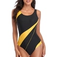 thumbnail image 1 of Vedolay Womens Swimwear Push-Up Tummy Control Print Tankinis Swimsuit,Yellow XL, 1 of 4