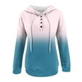 thumbnail image 1 of Vedolay Womens T Shirts Hoodies for Women Basic Long Sleeve Hoodies Relaxed Fitted Sweatshirts Oversized Pullover Tops with Pocket,Pink XXL, 1 of 4