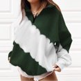 thumbnail image 1 of Vedolay Womens T Shirts Women's 2023 Casual Half Zip Pullover Sweatshirt Long Sleeve Knit Tunic Pullover Tops,AG L, 1 of 3