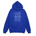 thumbnail image 1 of Vedolay Womens T Shirts Women's Zip Up Hoodies Oversized Sweatshirt Cute Fall Casual Clothing with Pockets,Blue XXL, 1 of 4