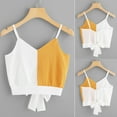 thumbnail image 1 of Vedolay Womens Tank Tops Summer Women's Summer Basic Sleeveless V Neck Casual Tank Tops Loose Shirts,Yellow XL, 1 of 5