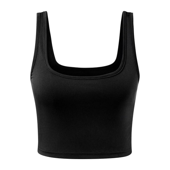 Vedolay Womens Tank Tops Womens Tank Tops Summer V Neck Sleeveless Shirts Button Up Loose Fit,Black XL