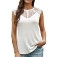 thumbnail image 1 of Vedolay Womens Tops Casual Women's Casual Shirts Twist Knot Tunics Tops,White XL, 1 of 5