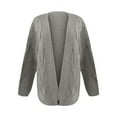 thumbnail image 1 of Vedolay Womens Tops Casual Women's Fashion Casual Jackets Long Sleeve Business Suit Jackets with Pockets,Gray One Size, 1 of 4
