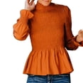 thumbnail image 1 of Vedolay Womens Tops Long Sleeve Plus Size Women Long Sleeve Sweatshirts Orange,S, 1 of 5