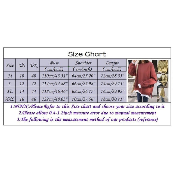 Vedolay Womens Tops Women's 2023 Oversized Crewneck Sweatshirts Pullover Long Sleeve Cute Clothes,Red L