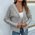 thumbnail image 1 of Vedolay Womens Tops Women's 2023 Oversized Sweater Long Sleeve Mock Neck Loose Ribbed Tops,Gray XL, 1 of 5