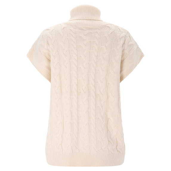 Vedolay Womens Tops Women's Neck Sleeveless Sweater Vest Casual Solid Knit Pullover Tank Tops,A M