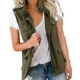thumbnail image 1 of Vedolay Womens Tops Womens Casual Long Sleeve Lapel Button Open Front Work Office Jackets Suit,Army Green M, 1 of 5