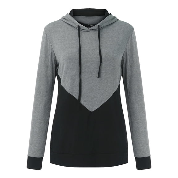 Vedolay Womens Tops Womens Casual Sweatshirt Crewneck Long Sleeve Solid Color Shirts,Black XL