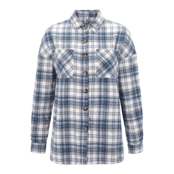 Vedolay Womens Trench Coat 2023 Waterproof Rain Jacket Raincoat Outdoor Hooded Windbreaker Blue,L