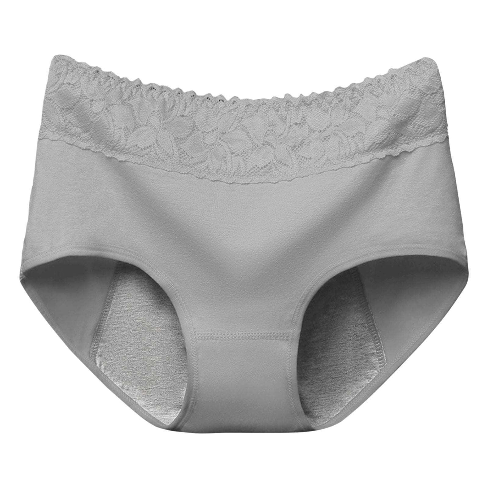 Vedolay Underwear Women,Cotton Underwear for Women, Lace Hipster Womens  Panties(Grey,XXL) 