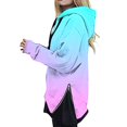 thumbnail image 1 of Vedolay Womens Zip Up Hoodie Fashion 2023 Oversized Sweatshirts Hoodies Pullover Sweaters Zip up Jacket Pink,S, 1 of 4