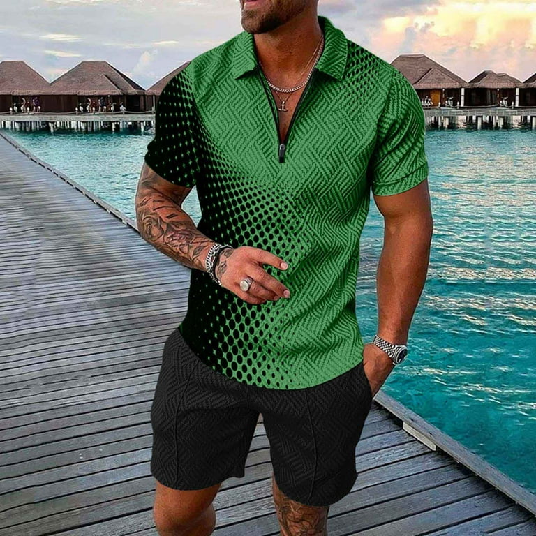Mens polo short sets on sale