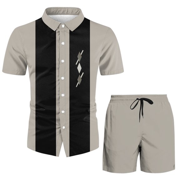 Vedolay Workout Short Sets For Men Men's Casual Short Sleeve Muscle Tee Shirts and Classic Fit Sport Shorts Sets,Black XL