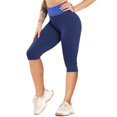 thumbnail image 1 of Vedolay Yoga Pants Women Pluse Size Women's Pants Summer High Waist Wide Leg Loose Cotton Pants,Blue XXL, 1 of 4