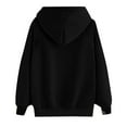 thumbnail image 1 of Vedolay Zip Up Hoodies for Women Womens 2023 Fall Workout Crop Tops Long Sleeve Casual Sweatshirts,Black XS, 1 of 4