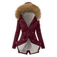 thumbnail image 1 of Vedolay Zip Up Jacket Womens Button Open Front Cardigan Soft Cable Blazer Jacket Outwear ,5XL, 1 of 3