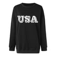 thumbnail image 1 of Vedolay Zipper Hoodies for Women Hoodies for Women Casual Sweatshirt Crewneck Long Sleeve Solid Color Shirts,Black XXL, 1 of 5