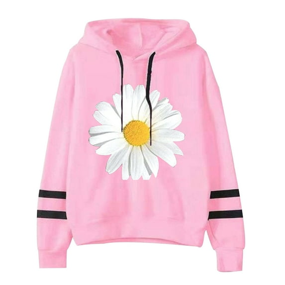 Vedolay Zipper Hoodies for Women Women's 2023 Oversized Sweatshirts Long Sleeve Shirts Pullover Crewneck Sweatshirts,Pink XXL