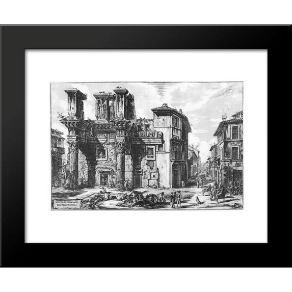 Vedute di Roma 20x24 Framed Art Print by Piranesi, Giovanni Battista