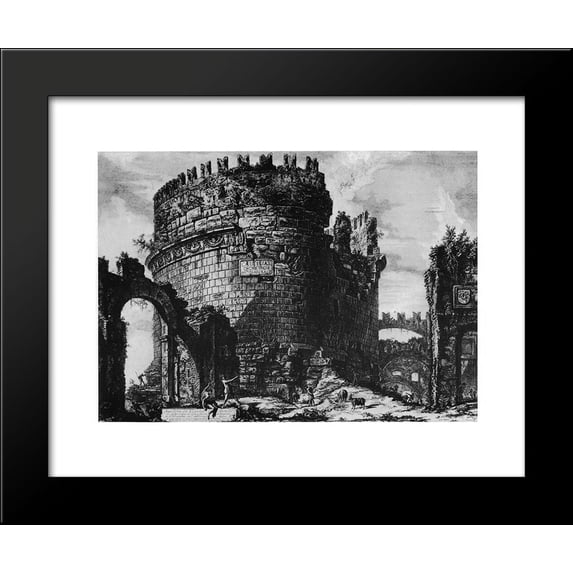 Vedute di Roma 20x24 Framed Art Print by Piranesi, Giovanni Battista