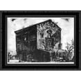 thumbnail image 1 of Vedute di Roma 24x20 Black Ornate Wood Framed Canvas Art by Piranesi, Giovanni Battista, 1 of 2