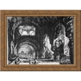 thumbnail image 1 of Vedute di Roma 24x20 Gold Ornate Wood Framed Canvas Art by Piranesi, Giovanni Battista, 1 of 2