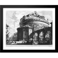 thumbnail image 1 of Vedute di Roma 34x28 Large Black Wood Framed Print Art by Giovanni Battista Piranesi, 1 of 2