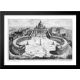 thumbnail image 1 of Vedute di Roma 40x28 Large Black Wood Framed Print Art by Giovanni Battista Piranesi, 1 of 2
