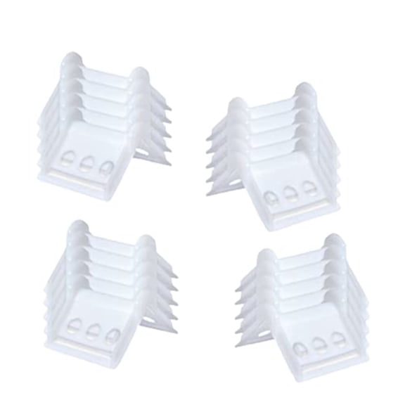 "Vee Board 20-Pack Corner Edge Protectors for Cargo Loads, Cushion for Tie-Down Logistic Ratchet and Cam Straps Tie Downs on Flatbed Trailers, VBoard Tiedown Corner Protector, by DC Cargo Mall"
