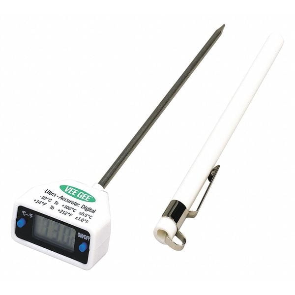 Vee Gee Digital Thermometer,5 in. Stem L 83110