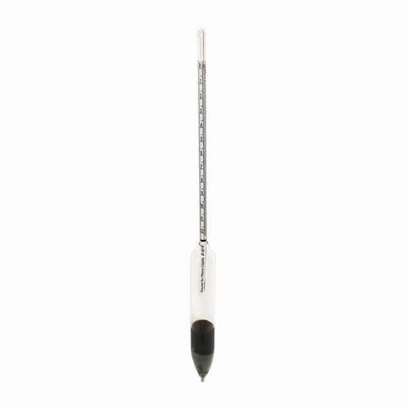 Hydrometer,Baume Heavy,305mm L 6609-4