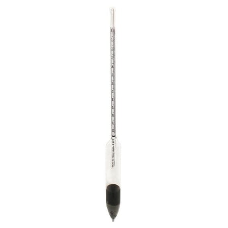 Hydrometer,Baume Scale,Glass,305mm L 6609-11
