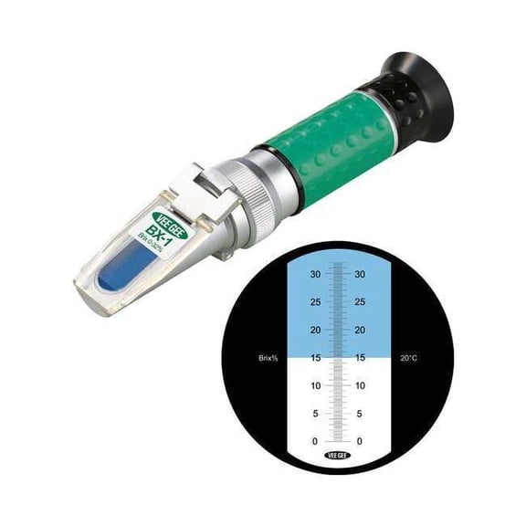 Vee Gee Refractometer,0 to 32 perc Brix BX-1