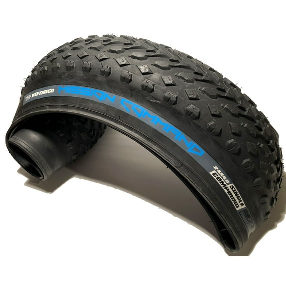 Vee Tire Co. Mission Command Tire - 24 x 4, Tubeless, Folding, Black, 72tpi