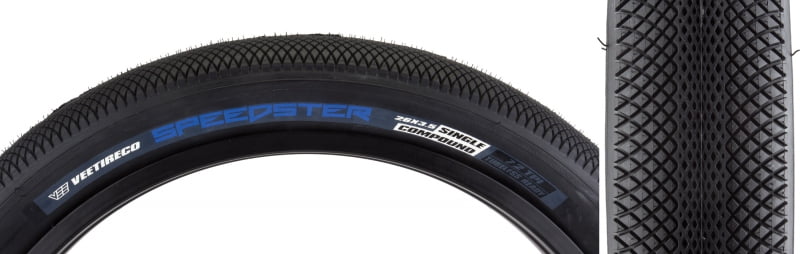 パーツ VEE TIRES VEE SPEEDSTER 20x1.5 Vee Tire & Rubber Speedster 20x1.5 Fold TPI 110 Bk/Blk